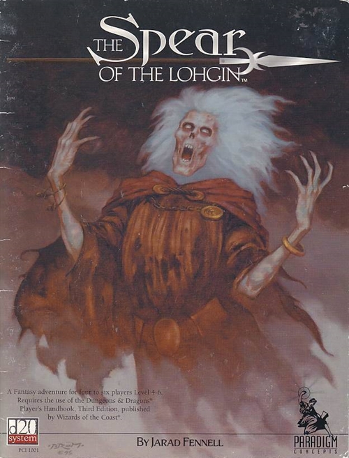 D&D 3.0 - The Spear of the Lohgin (B-Grade) (Genbrug)